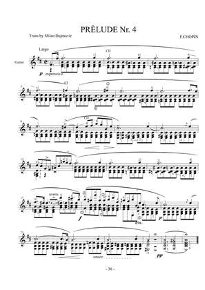 Prelude Op.28 No.4