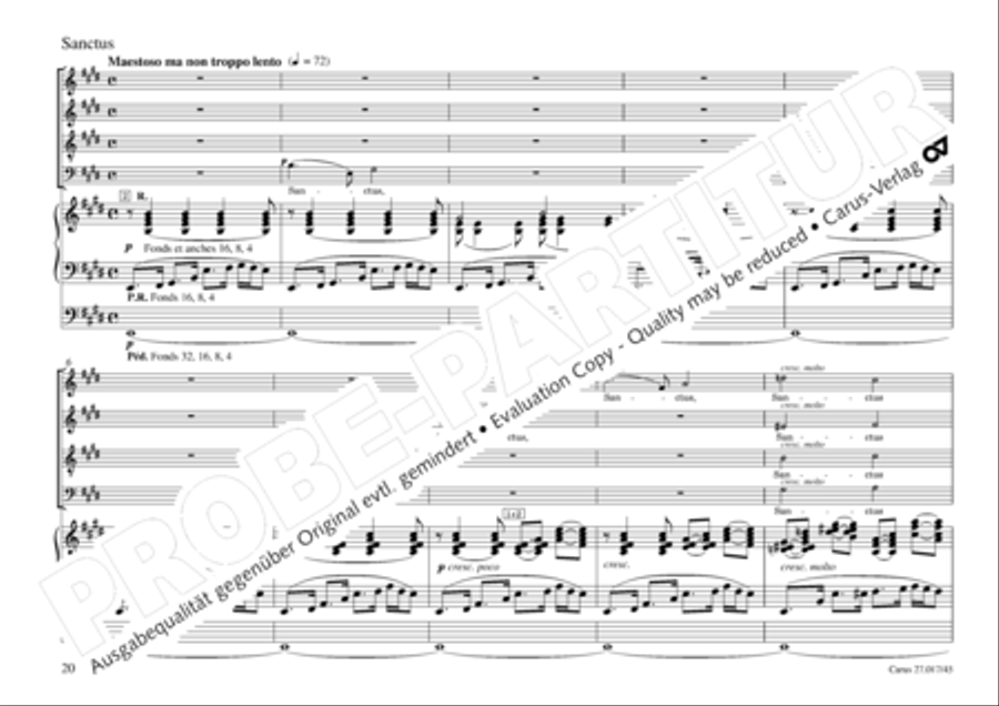 Messe solennelle en ut diese mineur 4-Part scores gallery preview page 21