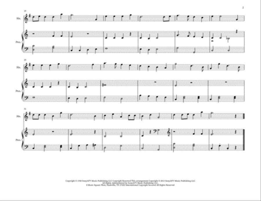 Casper The Friendly Ghost Brass Duet scores gallery preview page 2