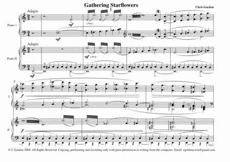 Gathering Starflowers: A Music Drama for 2 Pianos image number null