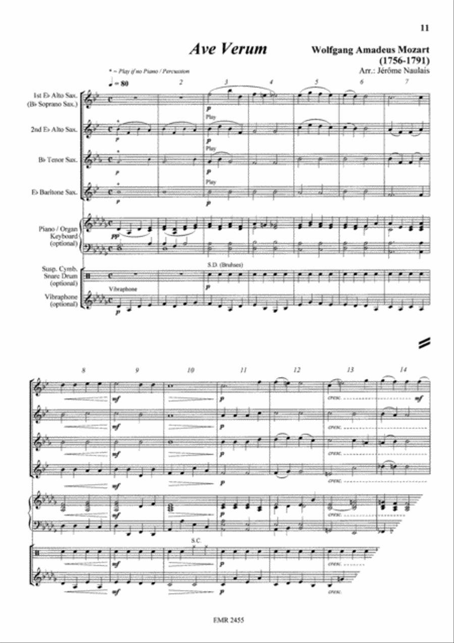 Album Volume 5 Saxophone Ensemble scores gallery preview page 6