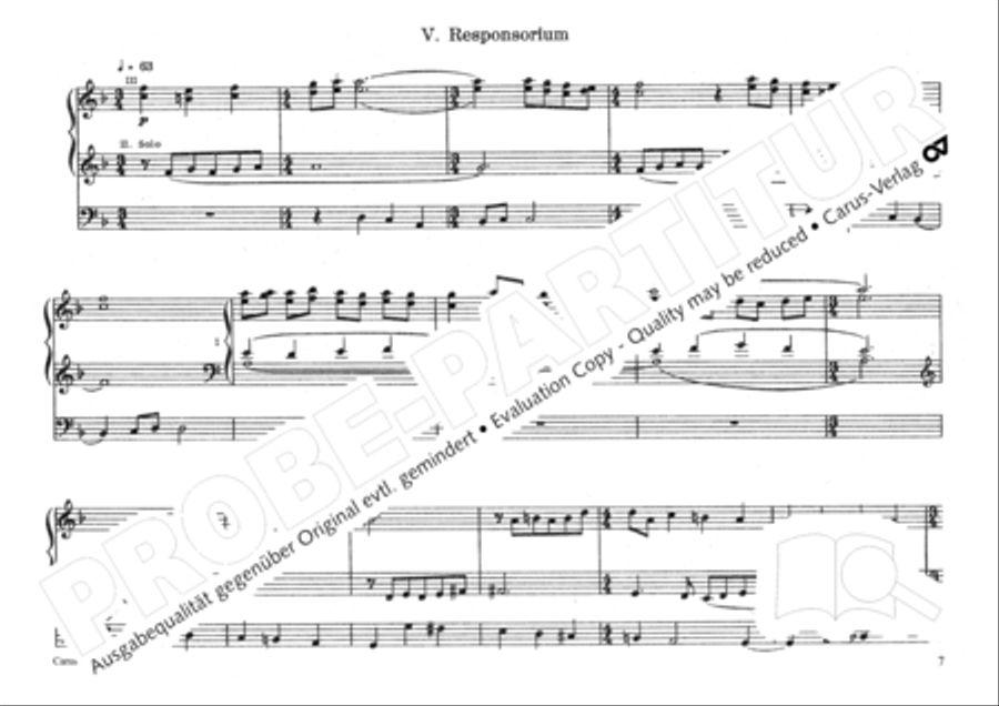 Gregorianische Miniaturen fur Orgel Organ Solo scores gallery preview page 12