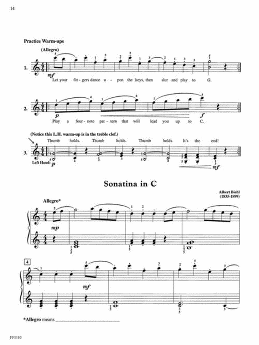 Piano Sonatinas – Book One