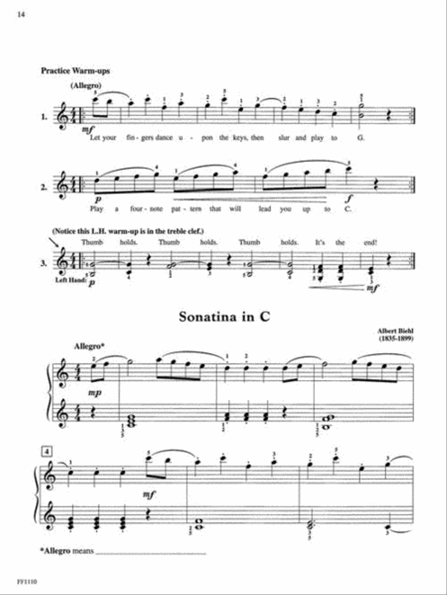 Piano Sonatinas – Book One Piano Method scores gallery preview page 5