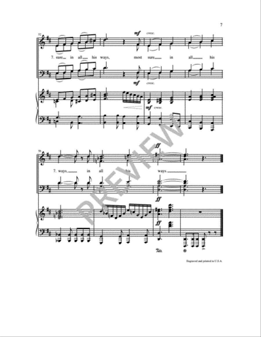 Praise to the Holiest in the Height 4-Part scores gallery preview page 9