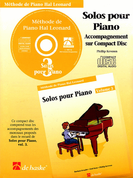 Piano Solos Book 3 - CD - French Edition