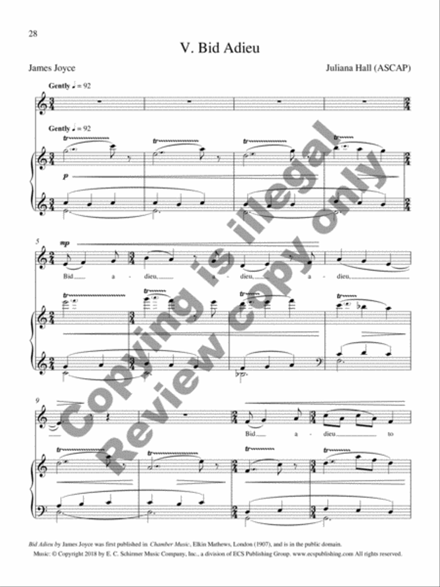 Of That So Sweet Imprisonment Voice Solo scores gallery preview page 13