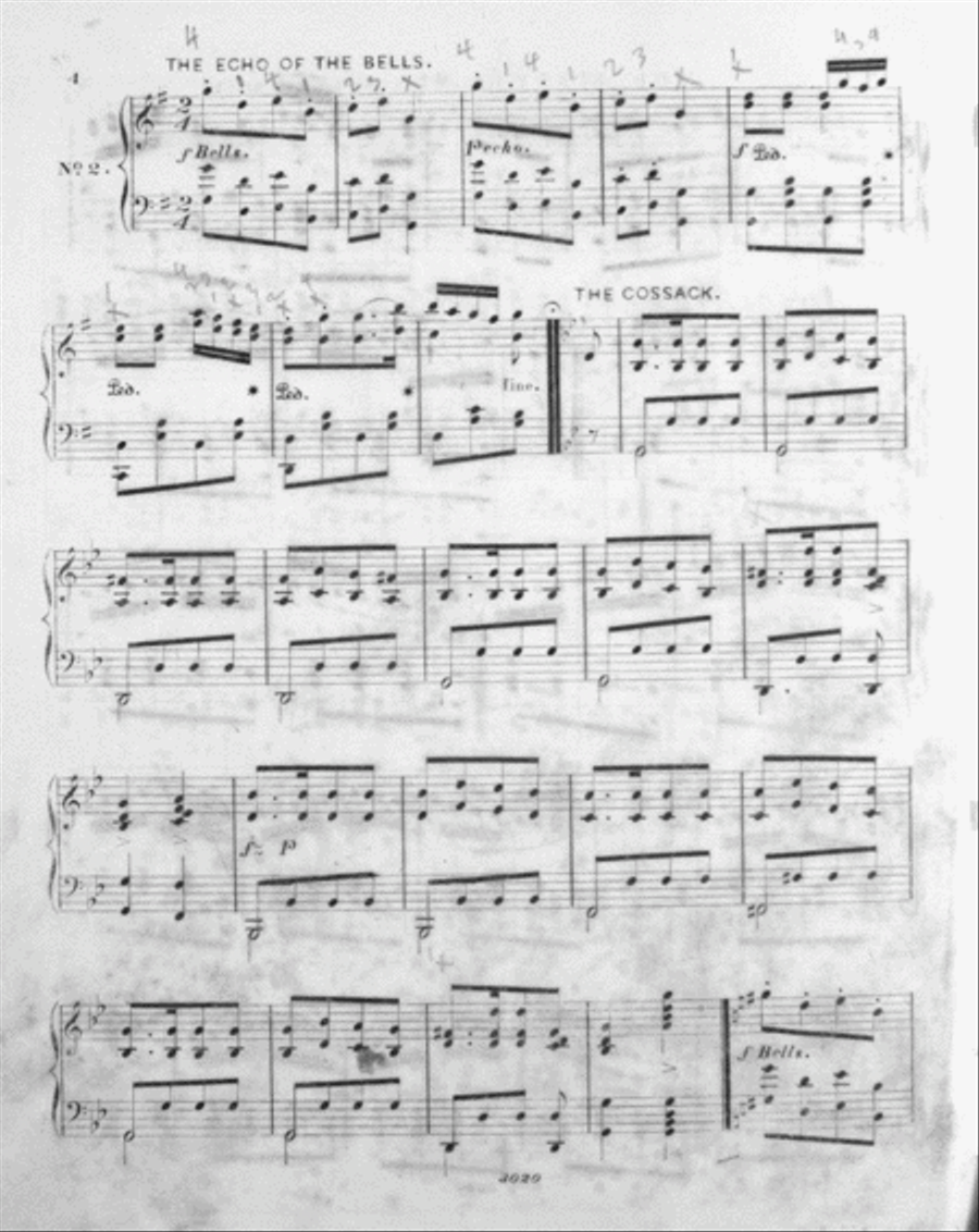 Russian Quadrille Piano Solo scores gallery preview page 3