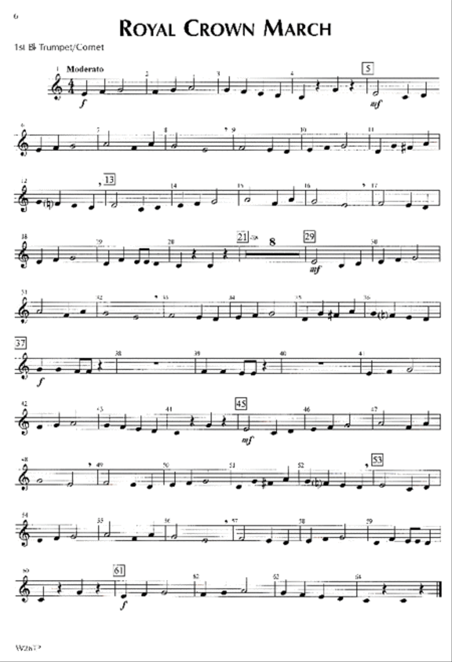 Standard of Excellence First Performance, 1st/2nd Trumpet-Cornet Concert Band Methods scores gallery preview page 2