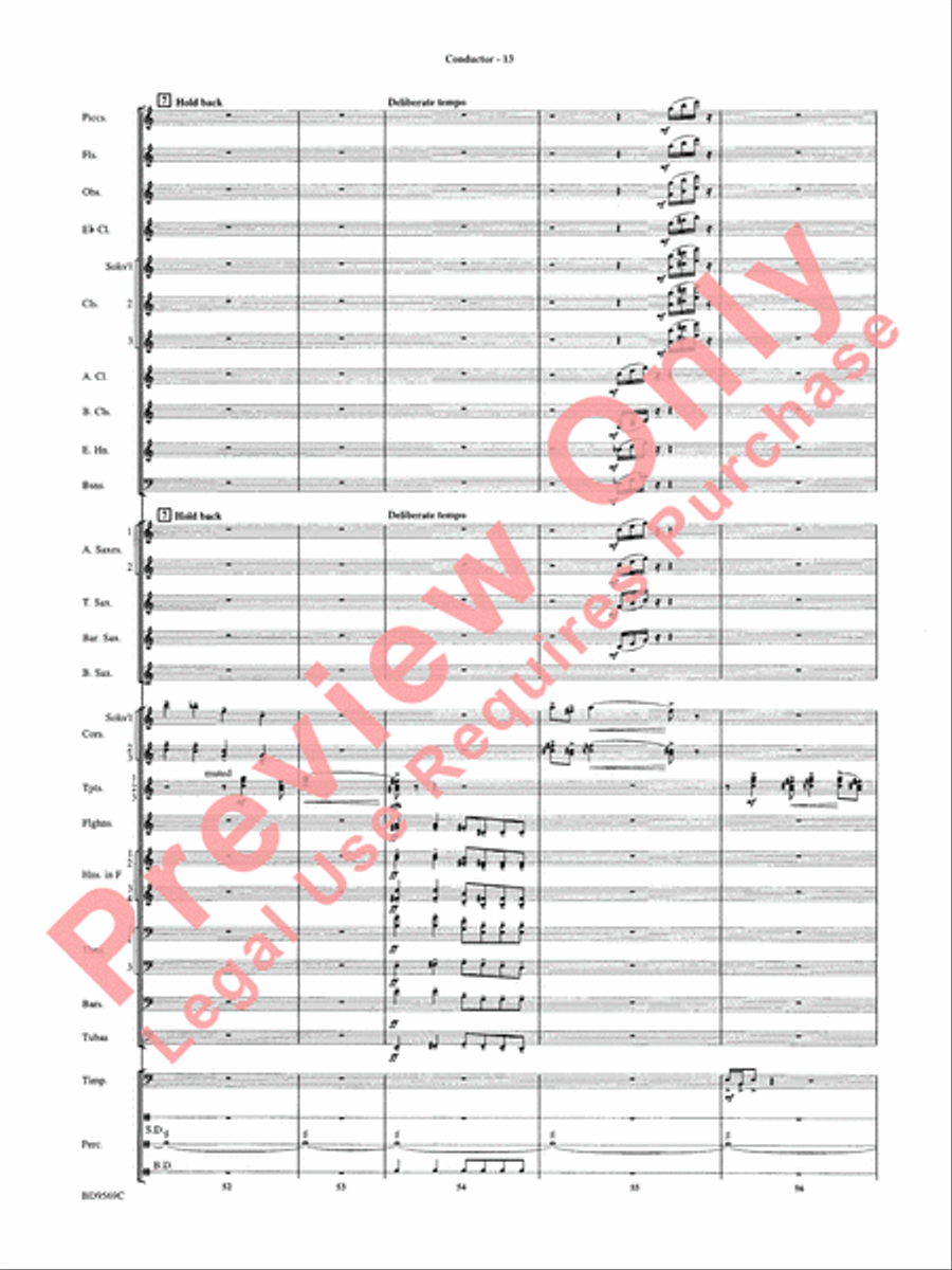Jericho Concert Band scores gallery preview page 18