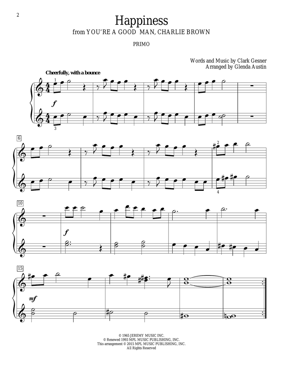 Happiness Piano Method scores gallery preview page 2