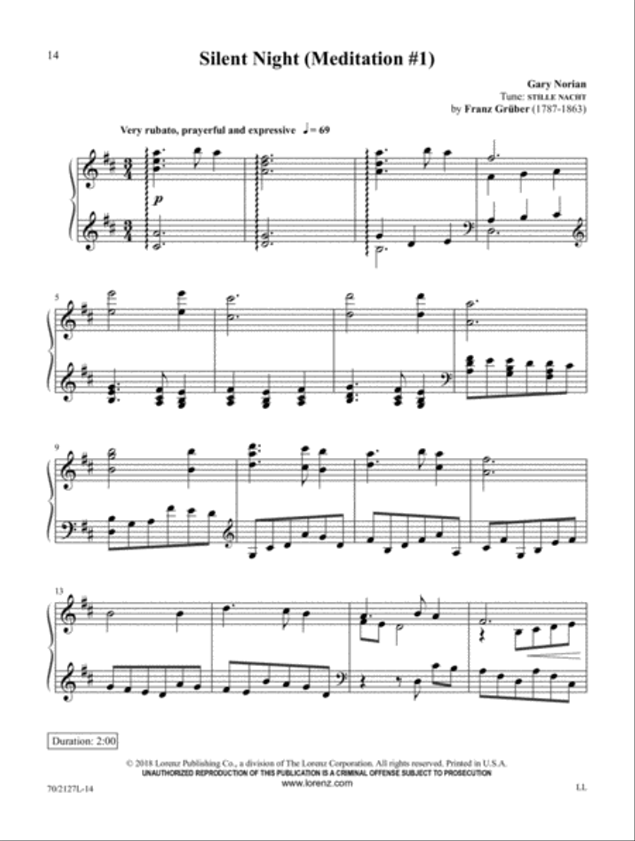 Tidings of Comfort and Jazz Piano Solo scores gallery preview page 3