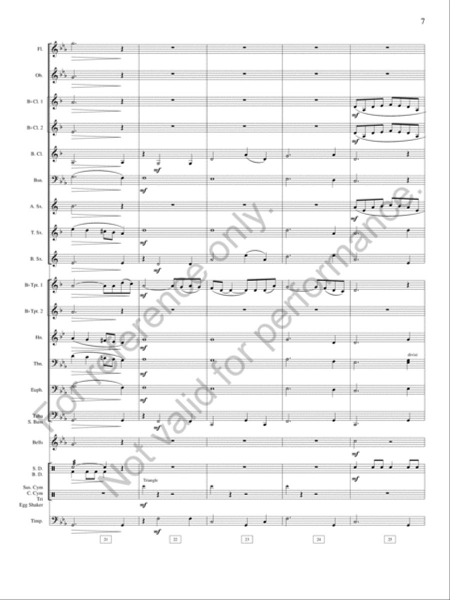 Pioneer Ballads Pioneer Ballads Concert Band scores gallery preview page 8
