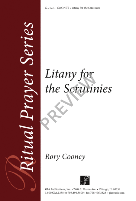 Litany for the Scrutinies