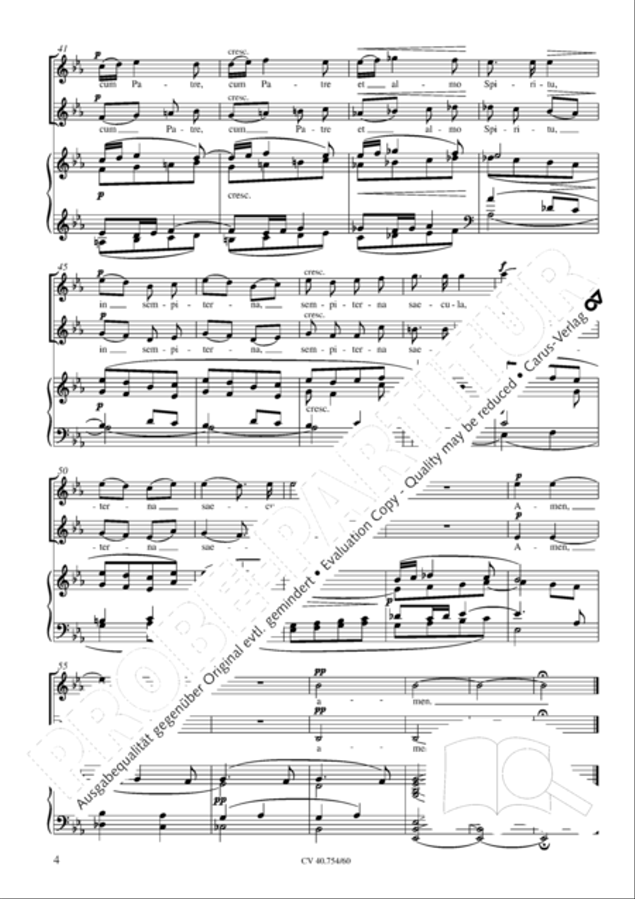 Faure: Ave verum; Maria, Mater gratiae Score scores gallery preview page 5