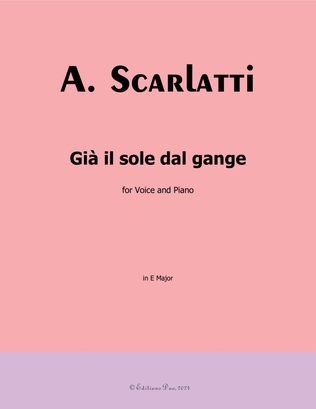 Già il sole dal gange, by Scarlatti, in E Major