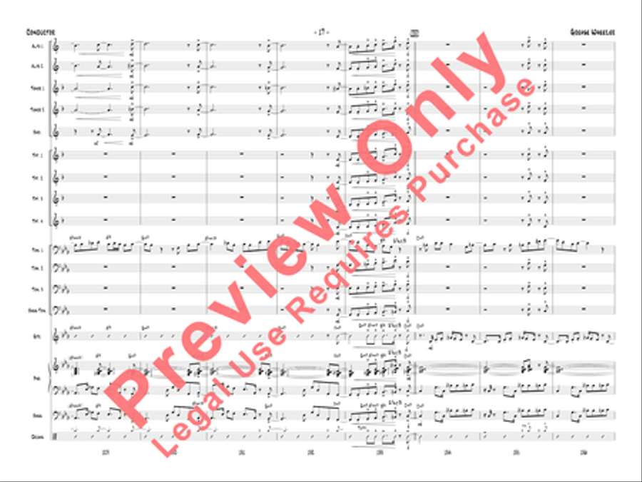Grease Wheezer Jazz Ensemble scores gallery preview page 20