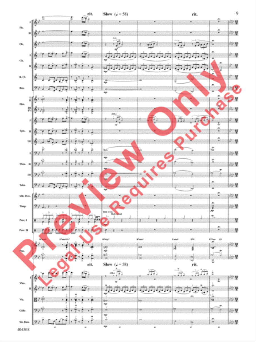 A Whitney Houston Tribute Full Orchestra scores gallery preview page 10