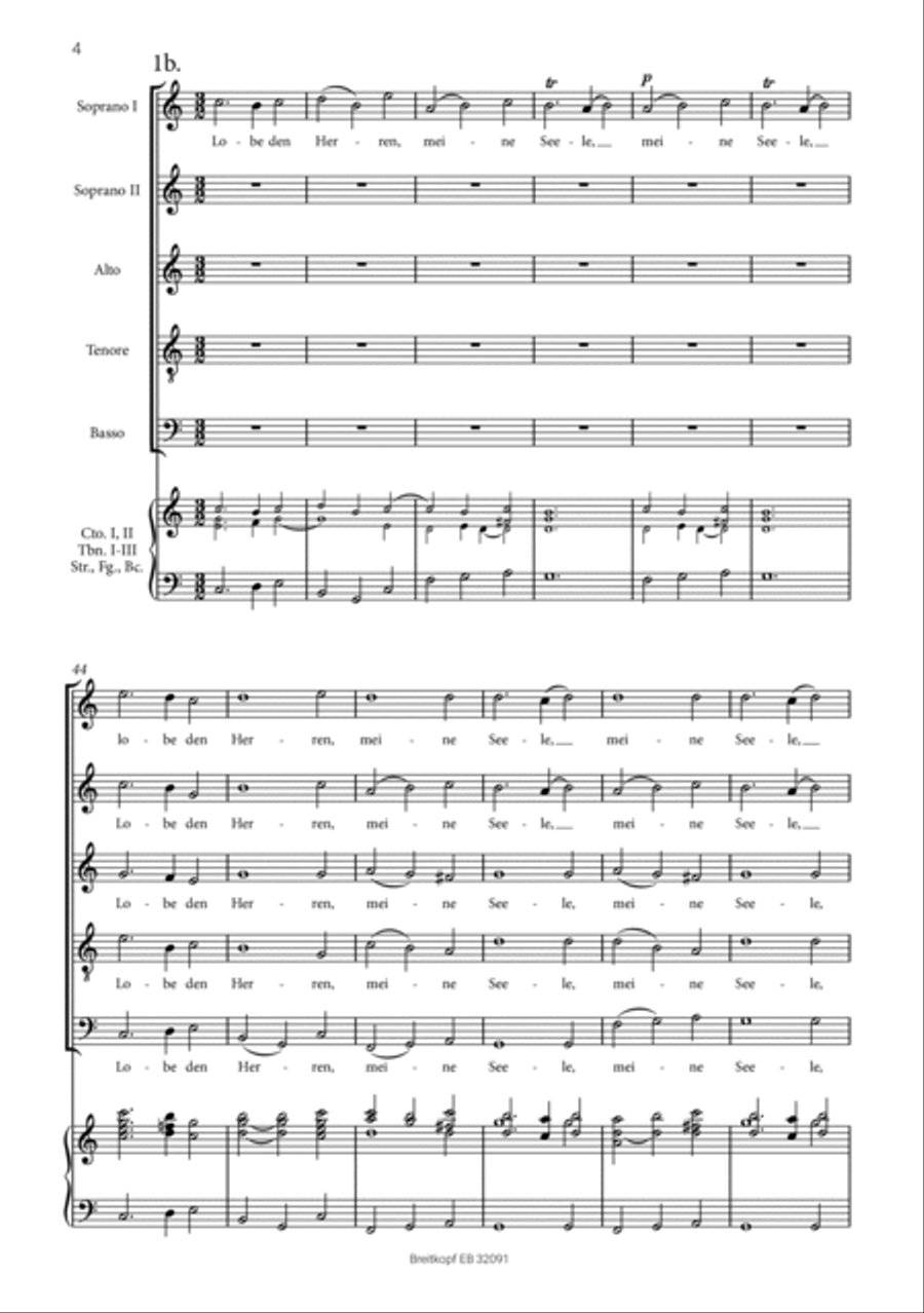 Lobe den Herren, meine Seele STB scores gallery preview page 3