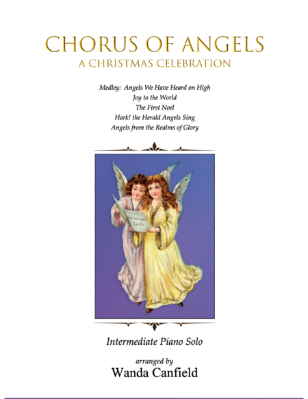 Chorus of Angels (A Christmas Celebration) for piano solo image number null