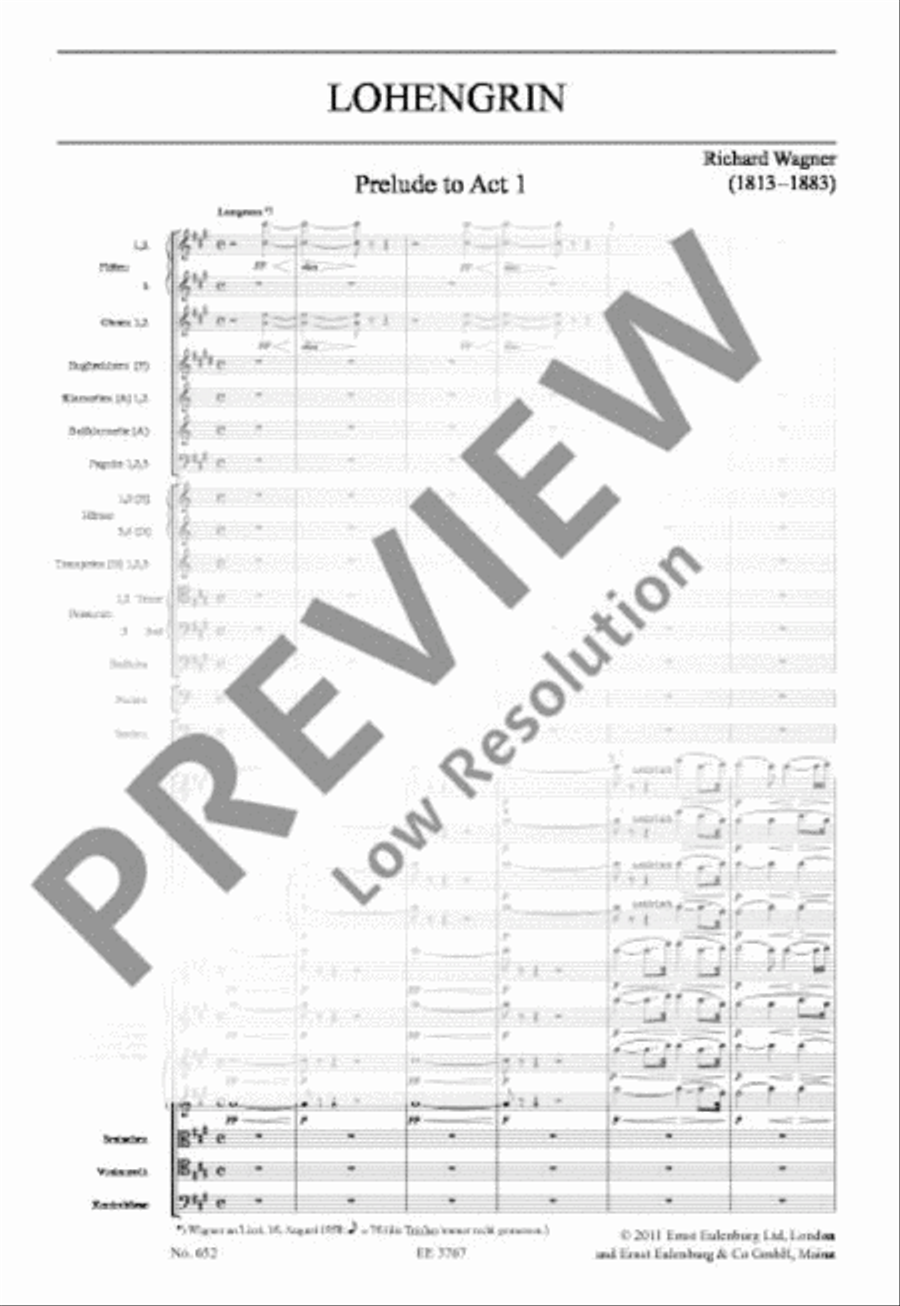 Lohengrin Lohengrin Orchestra scores gallery preview page 8
