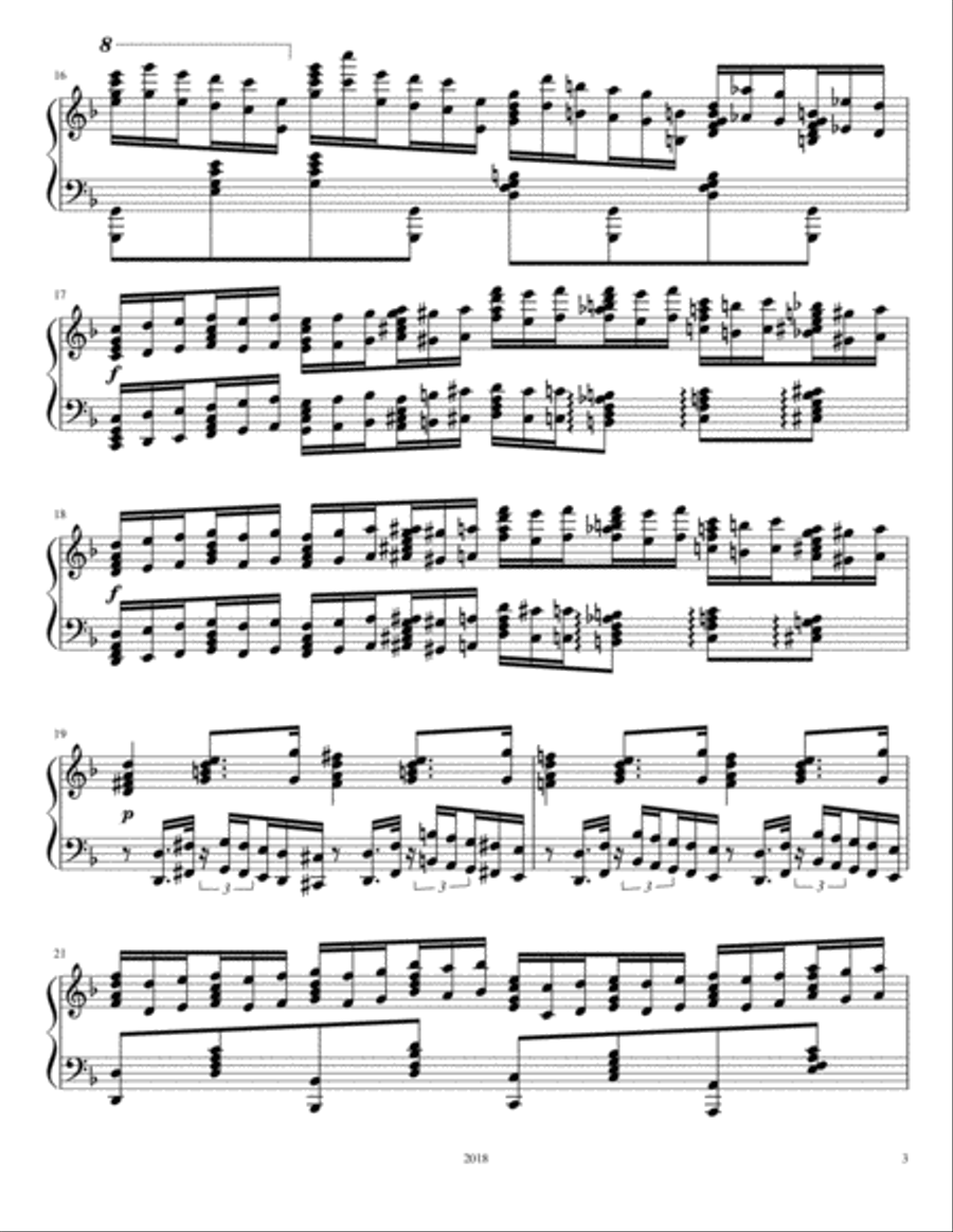 Anxious Rose Piano Solo scores gallery preview page 3