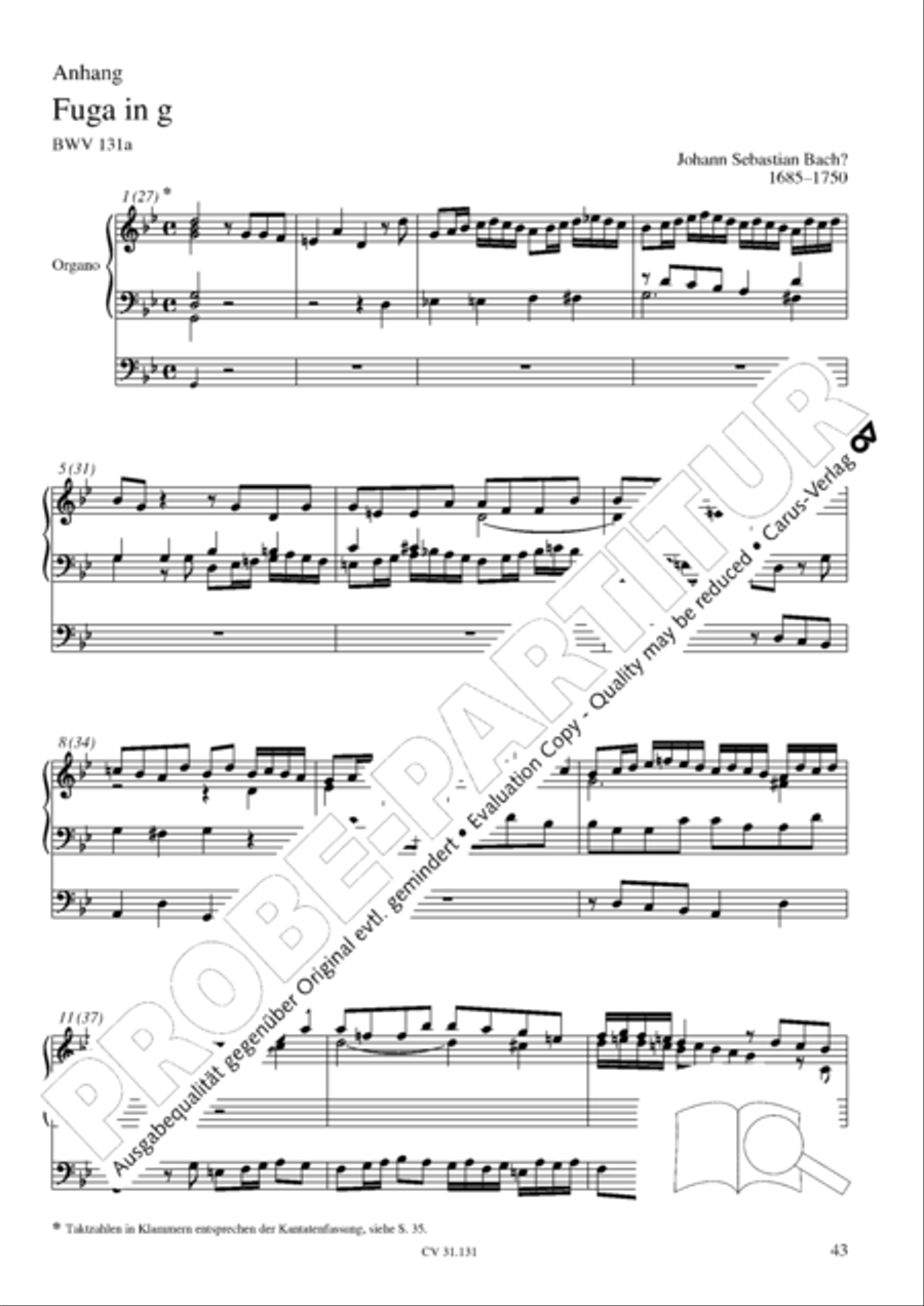 Form the deep, Lord, cried I, Lord, to Thee (Aus der Tiefe rufe ich, Herr, zu dir) 4-Part scores gallery preview page 44