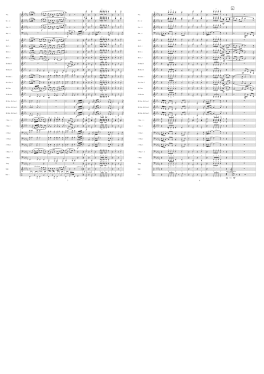 Pacis Valley Concert Band scores gallery preview page 5