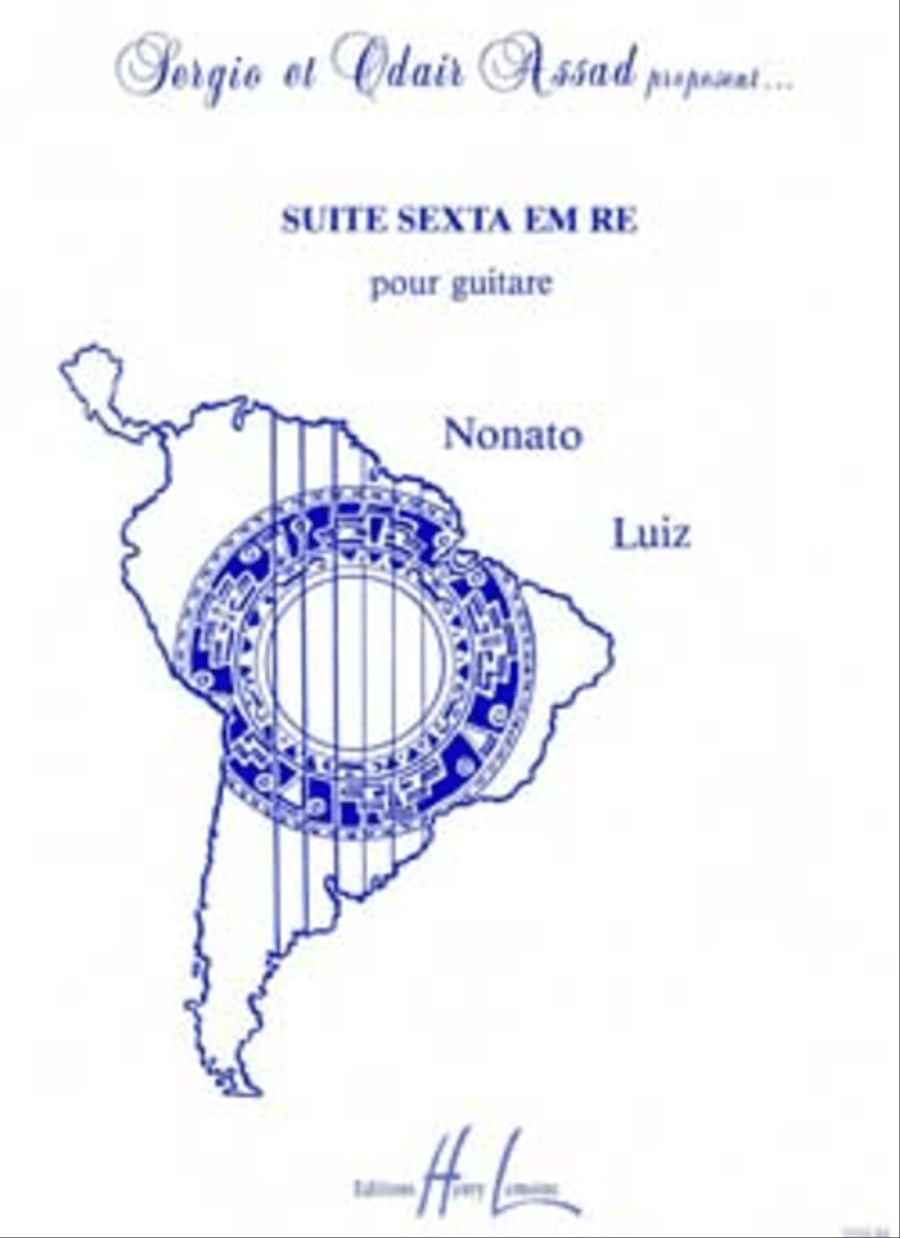 Suite Sexta Em Re Acoustic Guitar scores gallery preview page 1