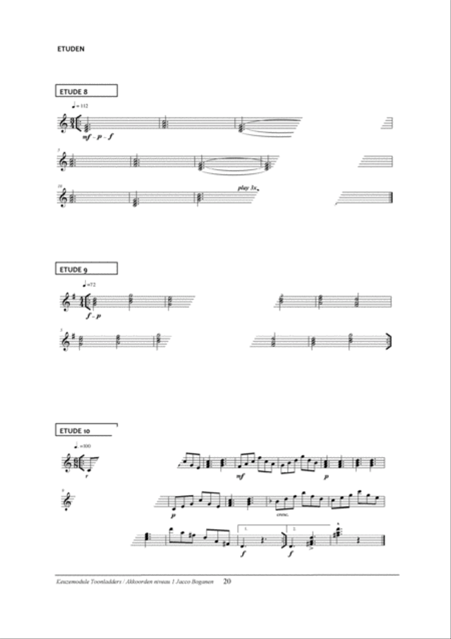 Percussion Modular: Toonladders / Akkoorden 1 Percussion scores gallery preview page 22
