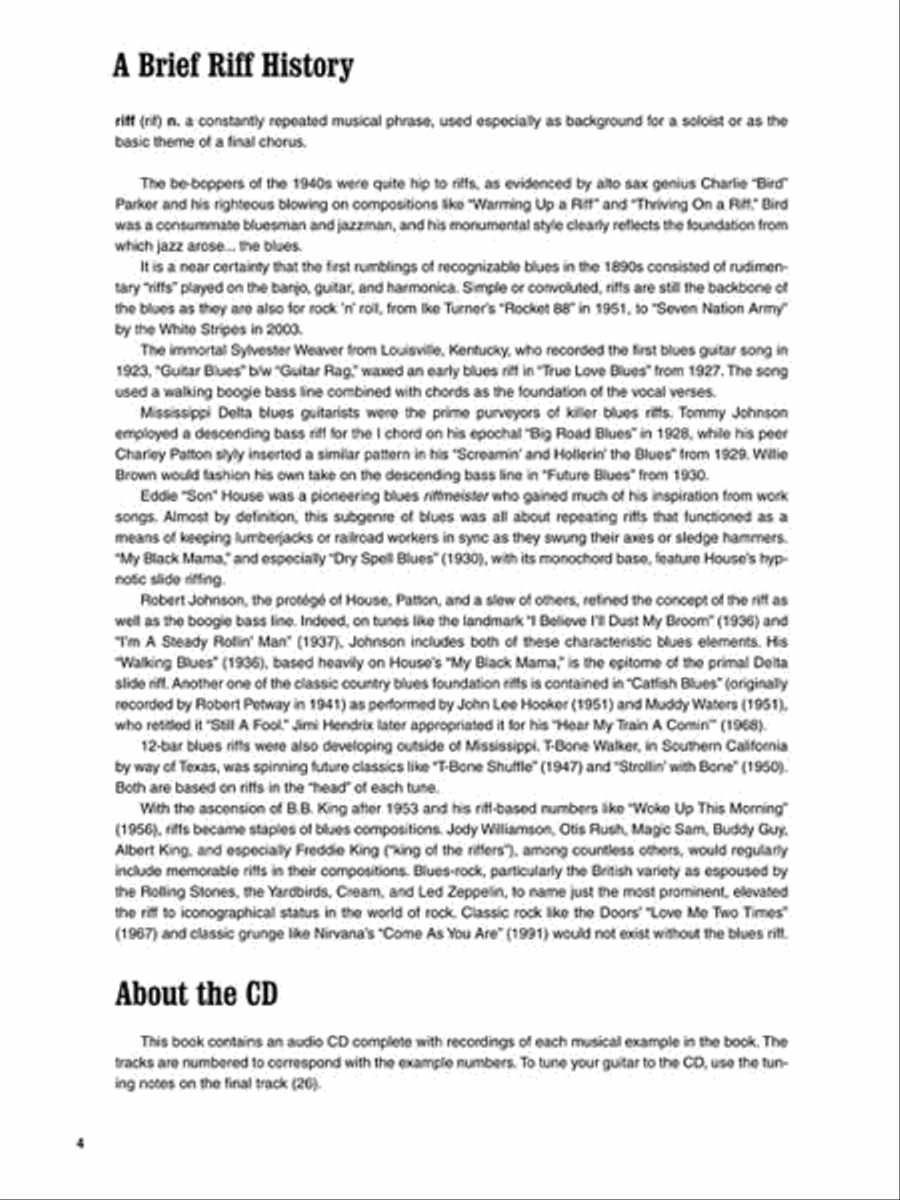 12-Bar Blues Riffs 12-Bar Blues Riffs Electric Guitar scores gallery preview page 3