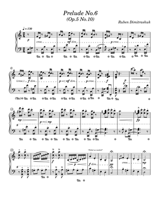 Prelude No.6 - Ruben Dimitrashuk (Op.5 No.10)