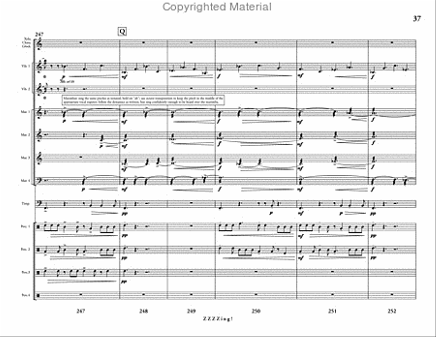 ZZZZing! Percussion Ensemble scores gallery preview page 38