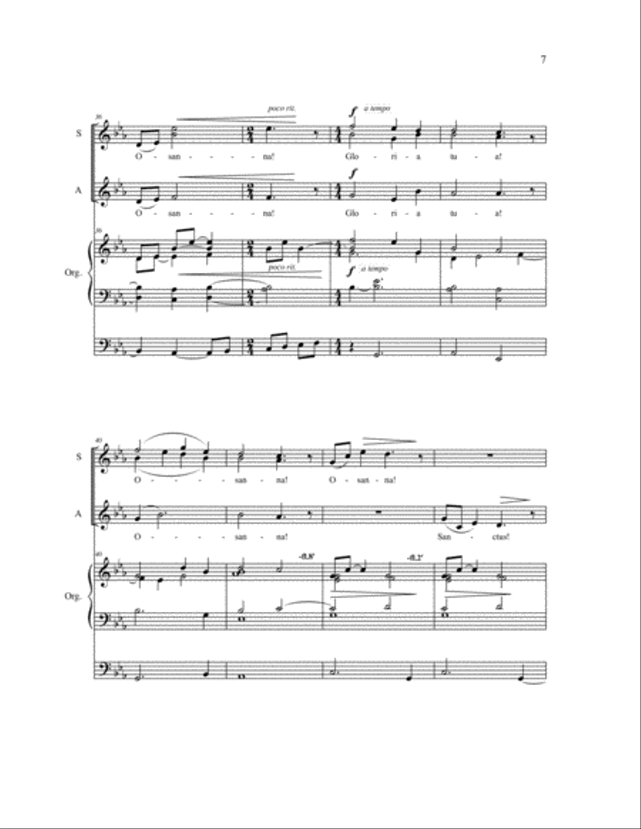 Sanctus Choir scores gallery preview page 6
