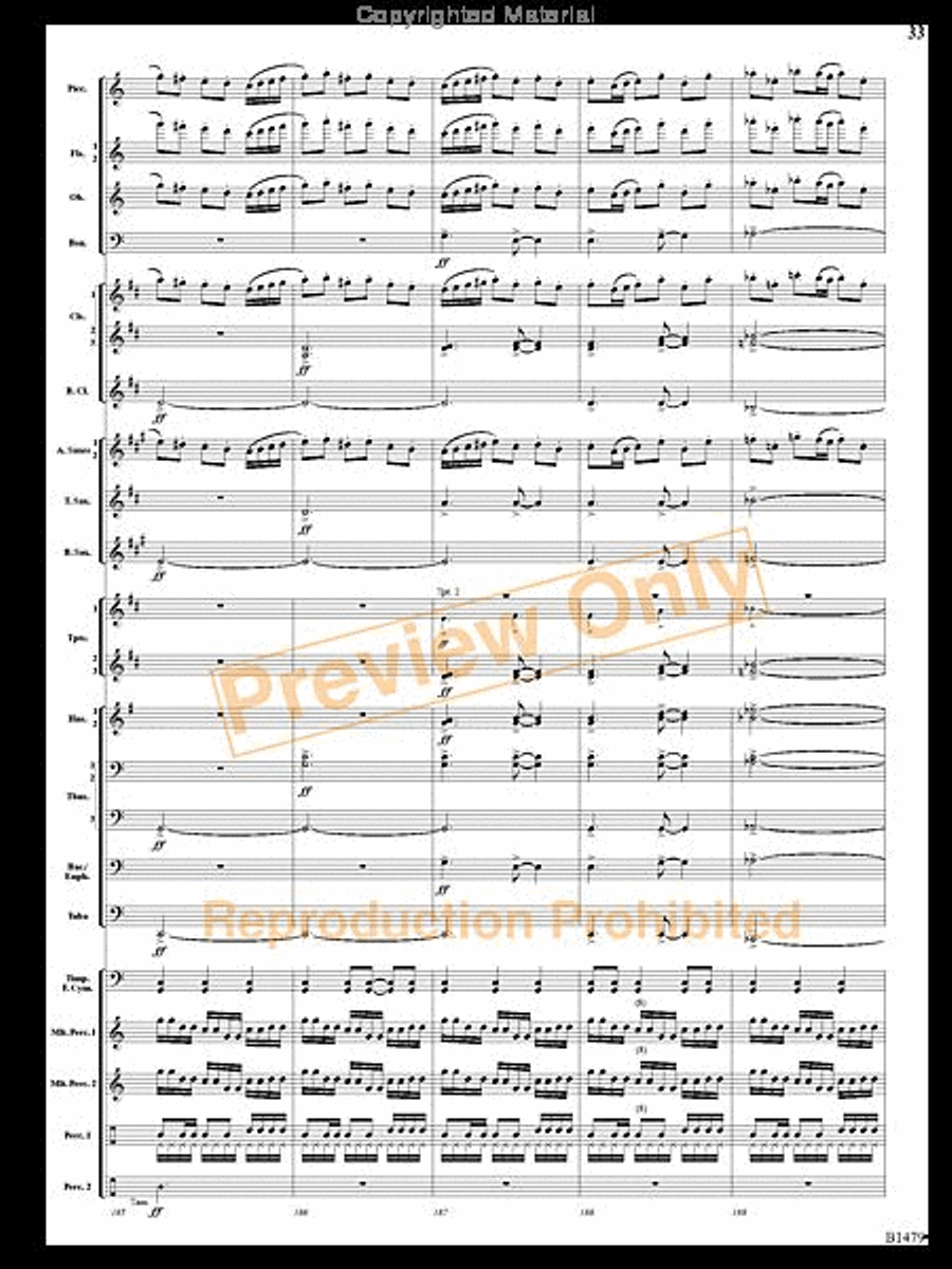 Gravity Wave Gravity Wave Concert Band scores gallery preview page 32
