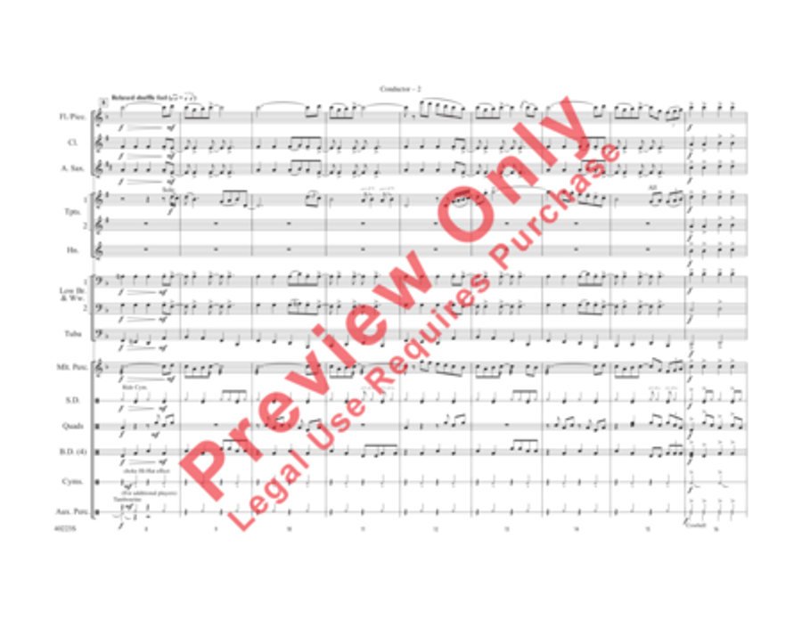 Does Anybody Really Know What Time It Is? Marching Band scores gallery preview page 3