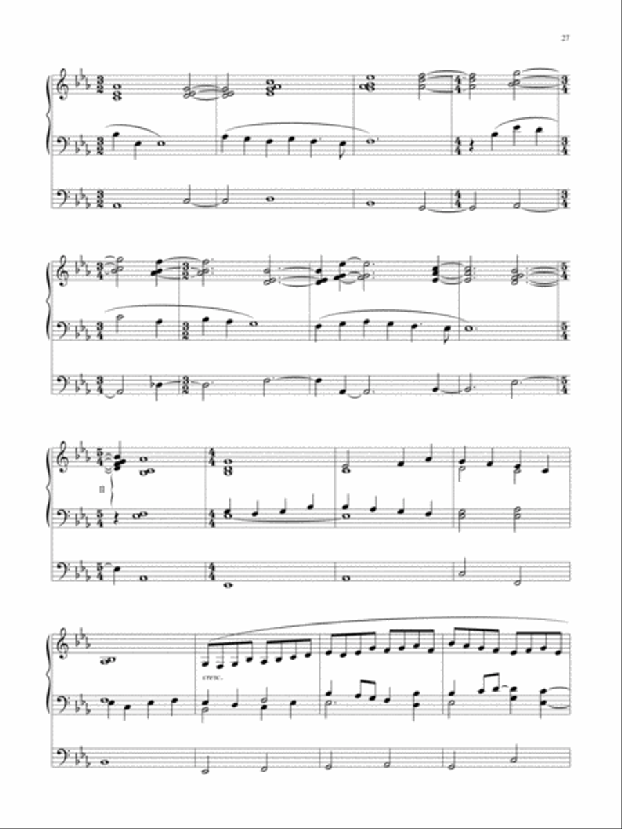 Treasures Old and New: Hymn Preludes for Organ Organ Solo scores gallery preview page 13