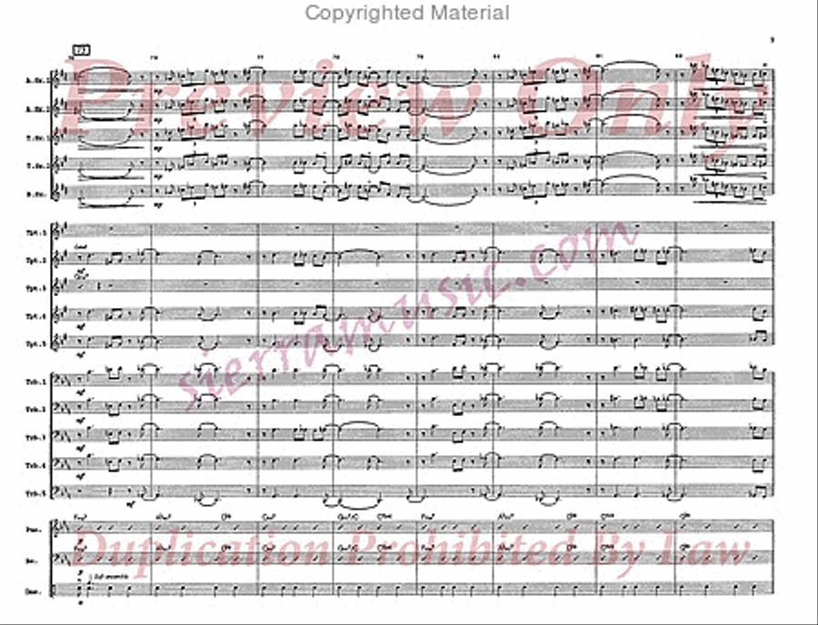 A Foggy Day Jazz Ensemble scores gallery preview page 10