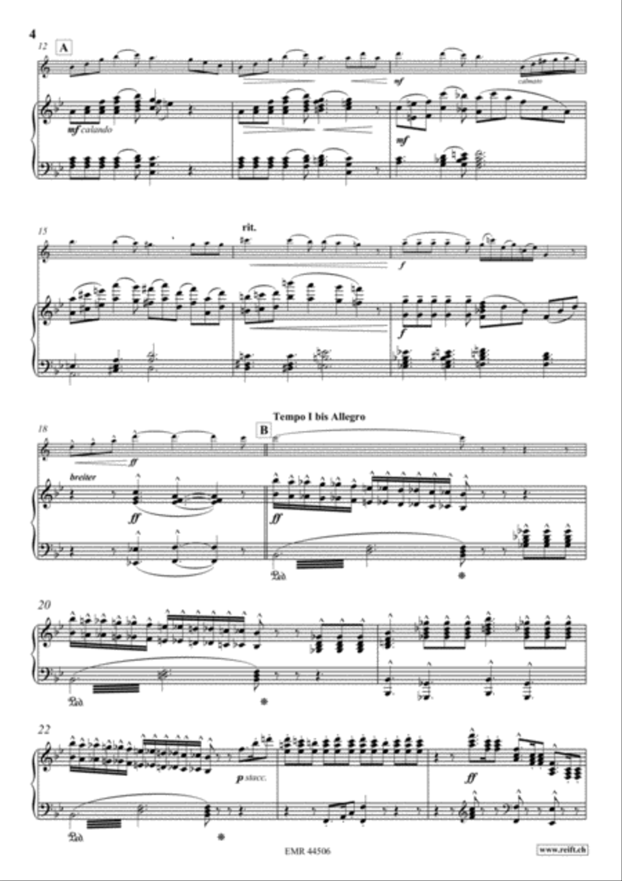 Im Walde / In The Forest Clarinet Solo scores gallery preview page 5