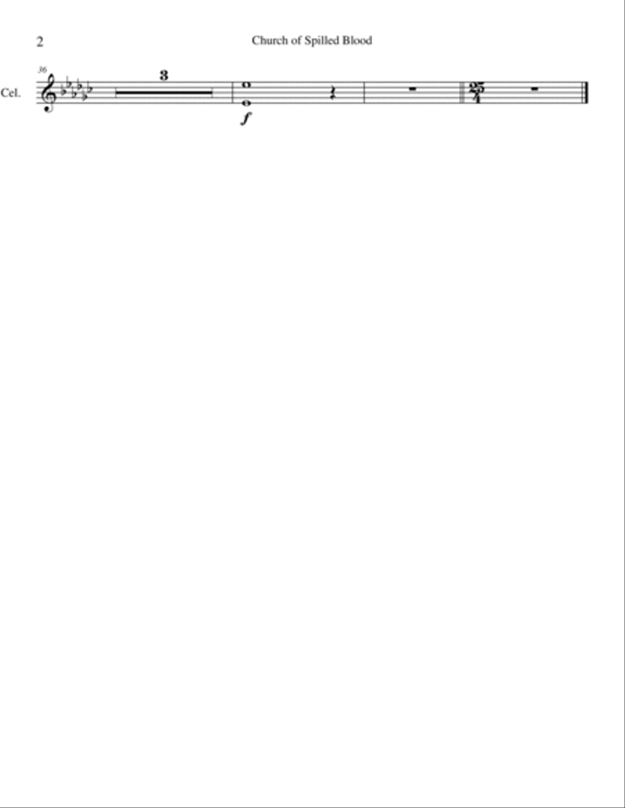 Church of the Savior on Spilled Blood Full Orchestra scores gallery preview page 4