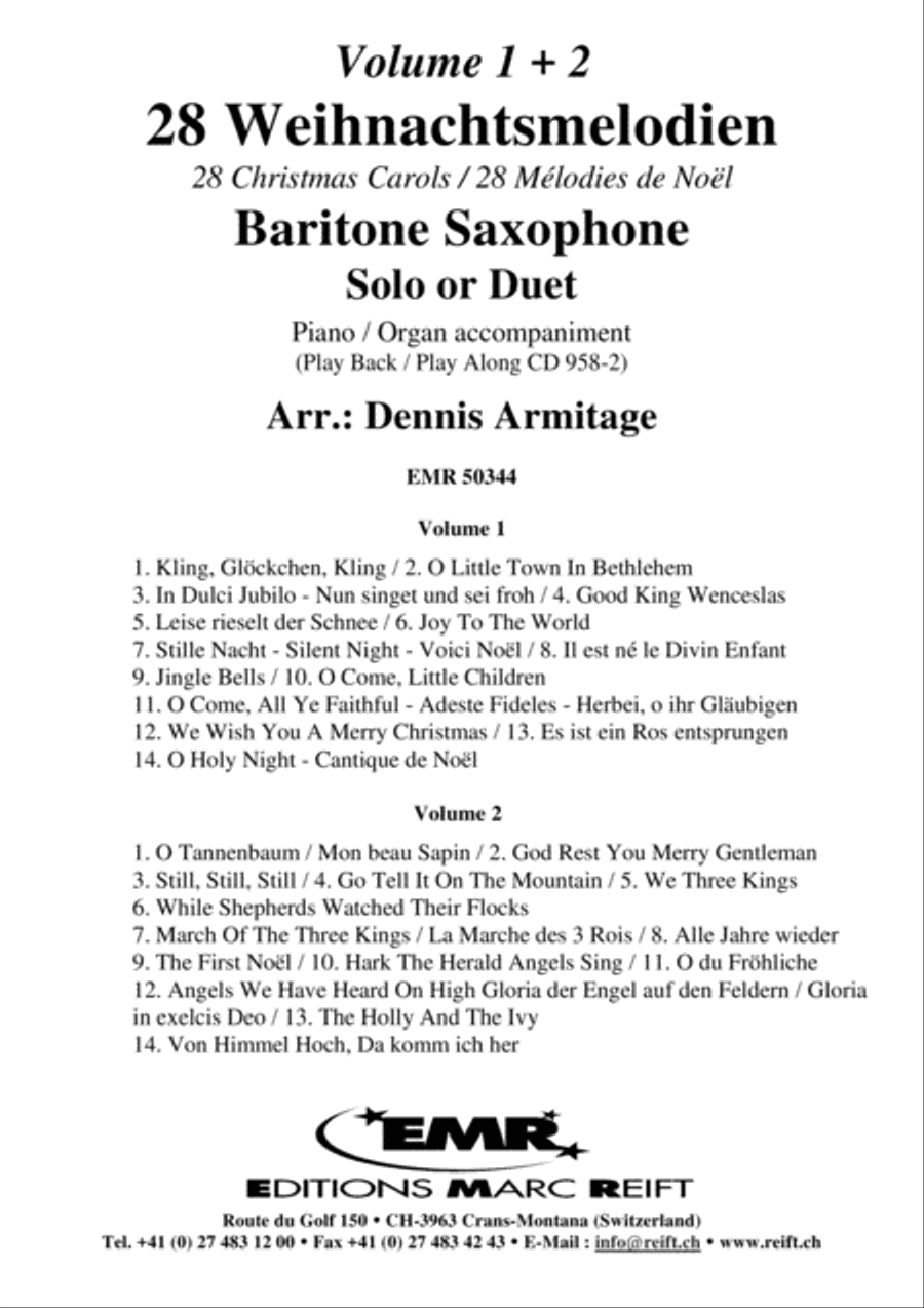 28 Weihnachtsmelodien Vol. 1 + 2 Woodwind Duet scores gallery preview page 2
