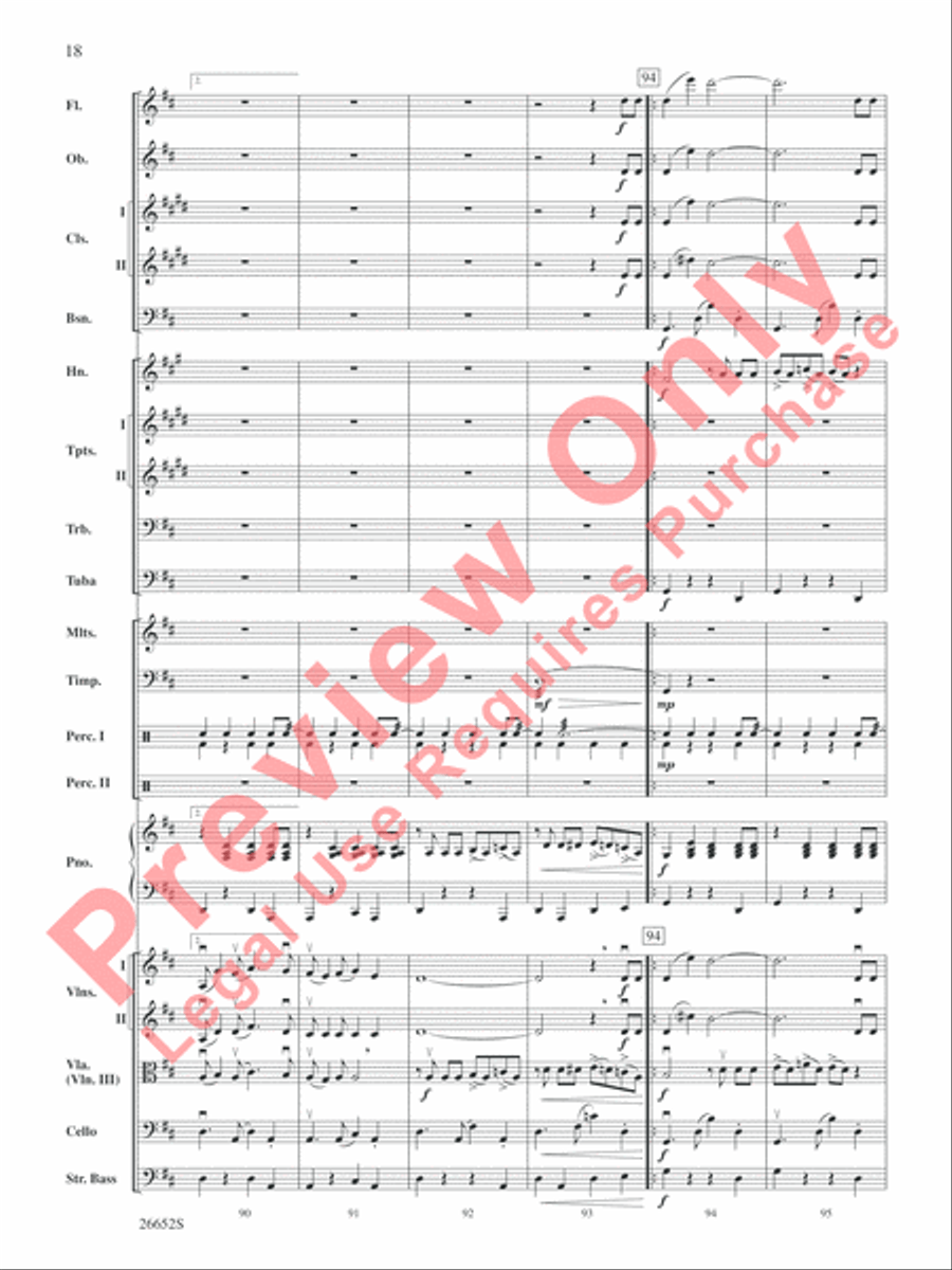 Leroy Anderson Favorites Leroy Anderson Favorites Full Orchestra scores gallery preview page 19