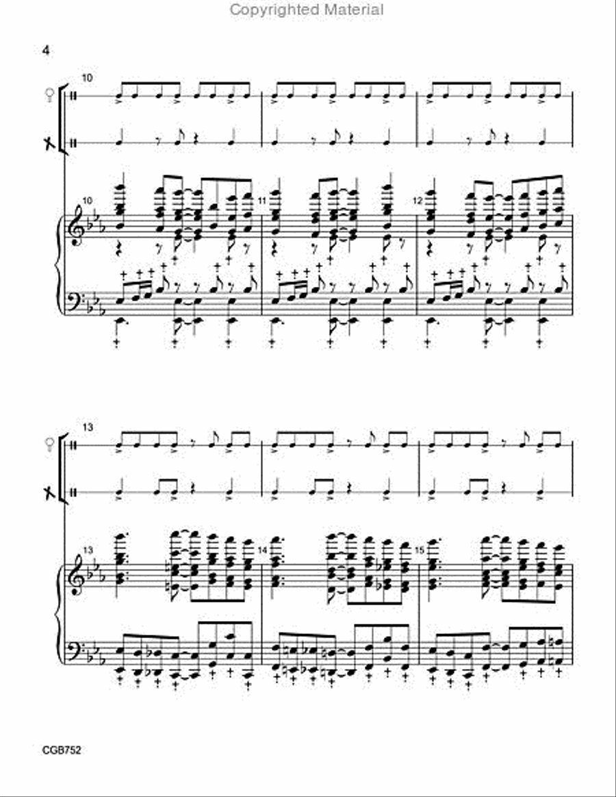 A Caribbean Christmas Handbell Choir scores gallery preview page 4