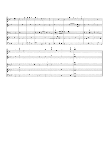 Inviolata, integra et casta es Maria (arrangement for 5 recorders)
