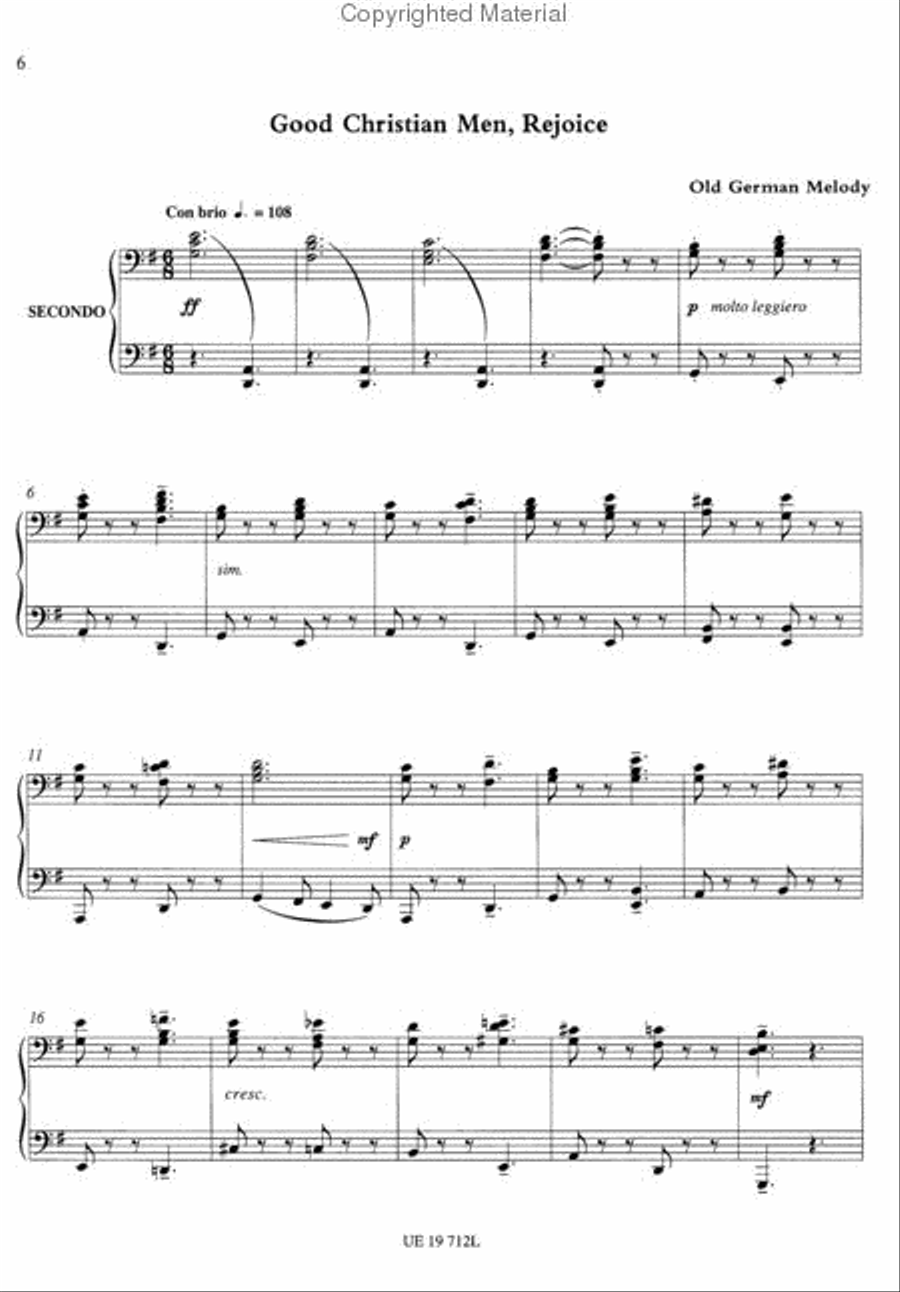 Piano Duets For Christmas Chamber Music scores gallery preview page 4
