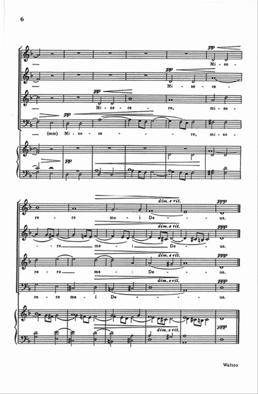 Miserere Mei (SATB) Miserere Mei (SATB) 4-Part scores gallery preview page 5