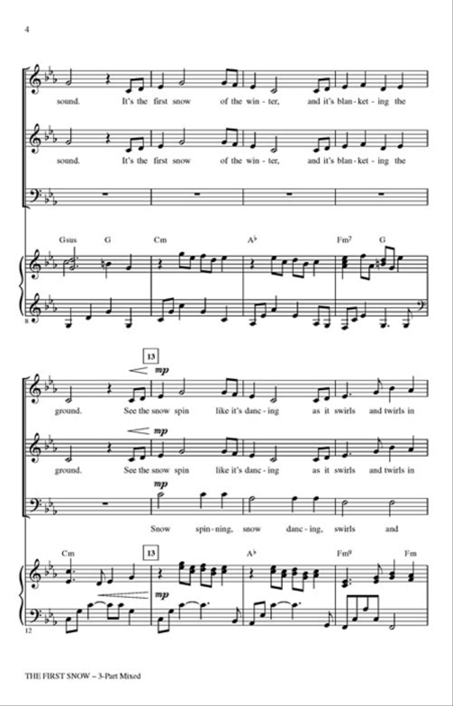 The First Snow 3-Part scores gallery preview page 3