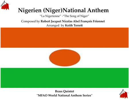 Nigerier (Niger)National Anthem "La Nigerienne" -"The Song of Niger" for Brass Quintet image number null
