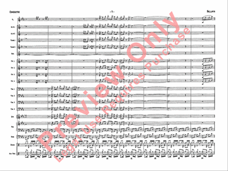 Bellavia Jazz Ensemble scores gallery preview page 12