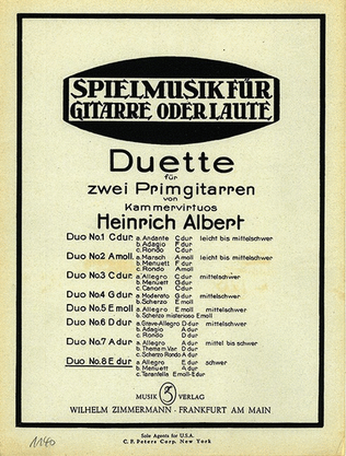 Eight Duets